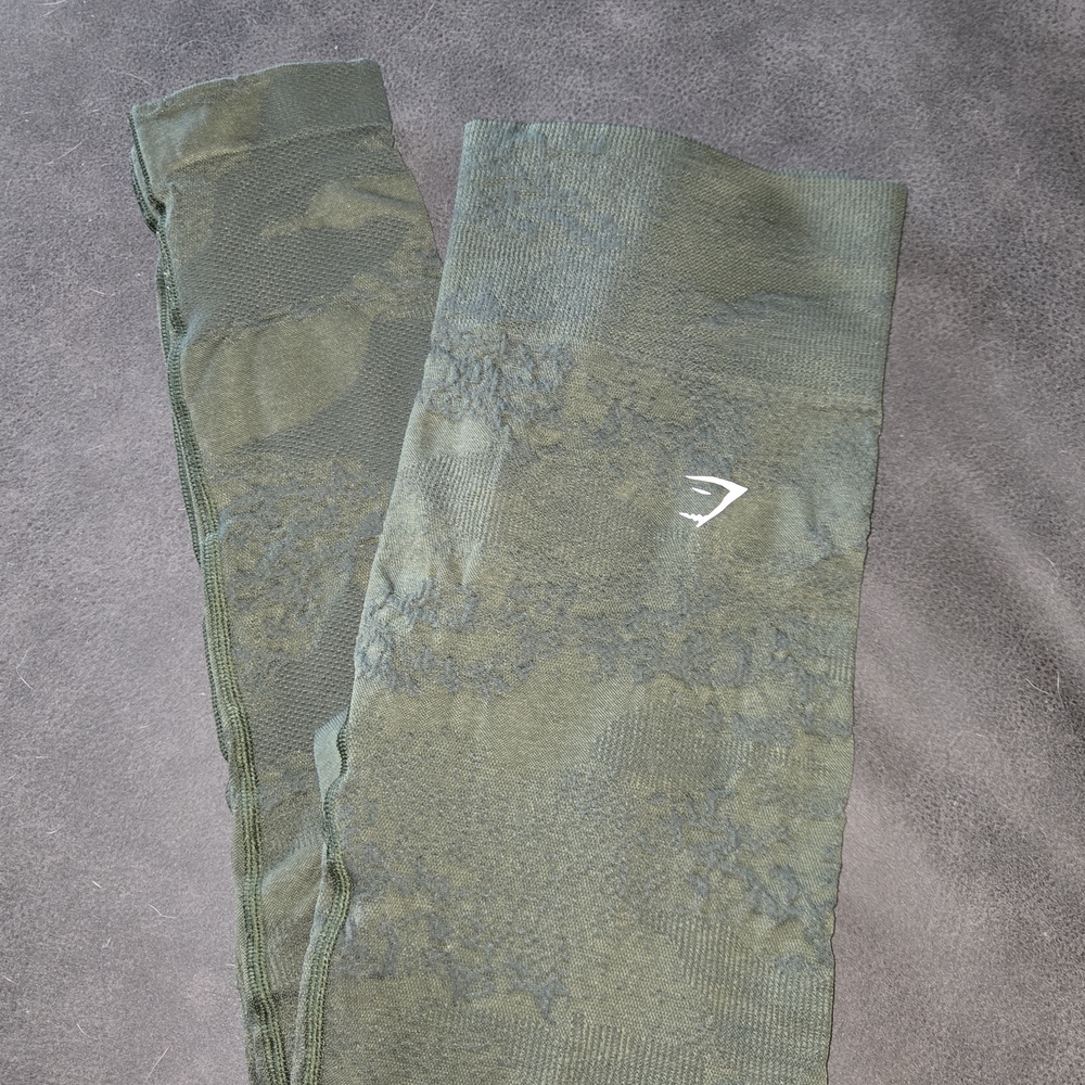 Green Camouflage Leggings